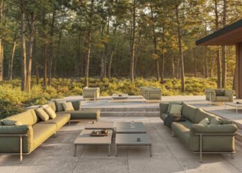 Vondom enumera colecciones de asientos al aire libre en Dezeen Showroom