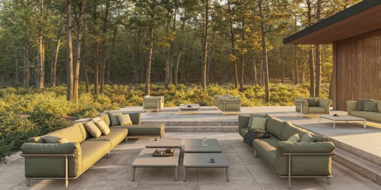 Vondom enumera colecciones de asientos al aire libre en Dezeen Showroom