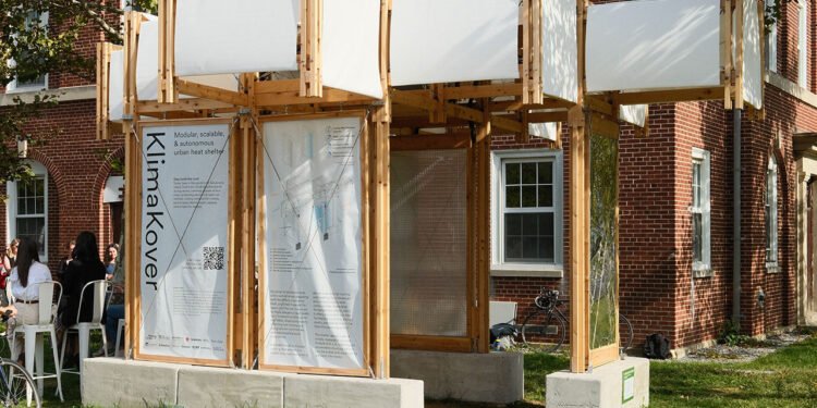 KlimaKover de Henning Larsen es un refugio público de refrigeración