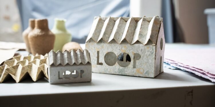 Loop Lab de RISD transforma sus propios flujos de residuos en materias primas