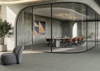 Moqueta en losetas Haelo de Modulyss