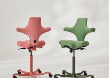 Silla operativa HÅG Capisco de Peter Opsvik para Flokk