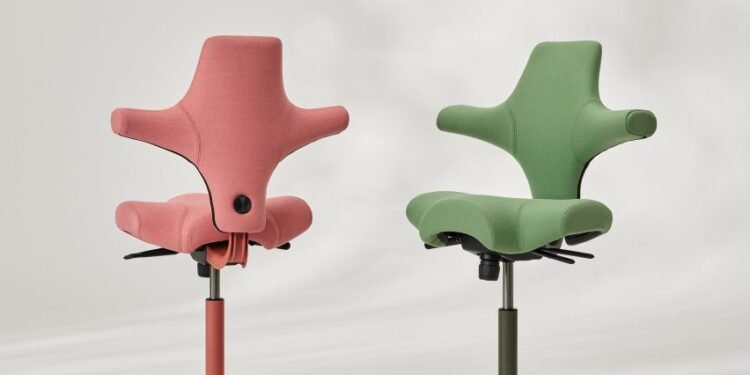 Silla operativa HÅG Capisco de Peter Opsvik para Flokk