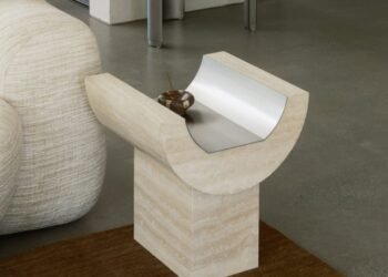 Mesa de centro 01 + Mesa auxiliar 01 de Tom Black