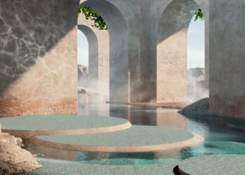 Modulyss incluye moqueta en losetas en Dezeen Showroom