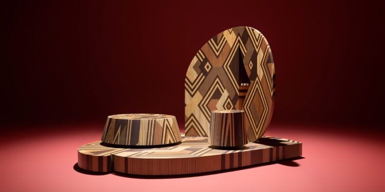 Stephen Burks y Alpi crean un «objeto híbrido» basado en textiles congoleños