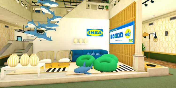 IKEA lanza una tienda de muebles emergente en el juego Roblox
