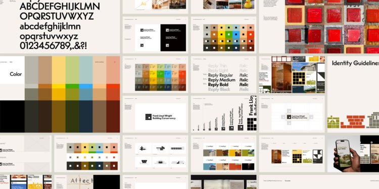 El nuevo logotipo de Frank Lloyd Wright destaca el «profundo vacío» de los proyectos perdidos