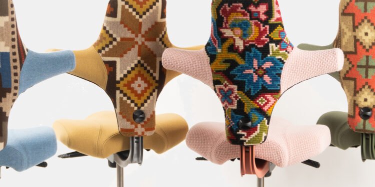 Silla operativa HÅG X Recouture Capisco de Flokk
