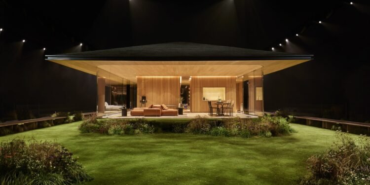 Pharrell Williams crea una casa prefabricada para el desfile de Louis Vuitton