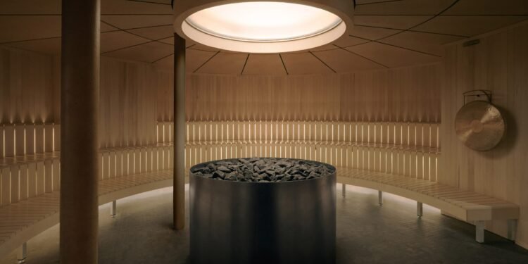 Future Simple Studio crea «vocabulario contemporáneo» para la sauna Recess