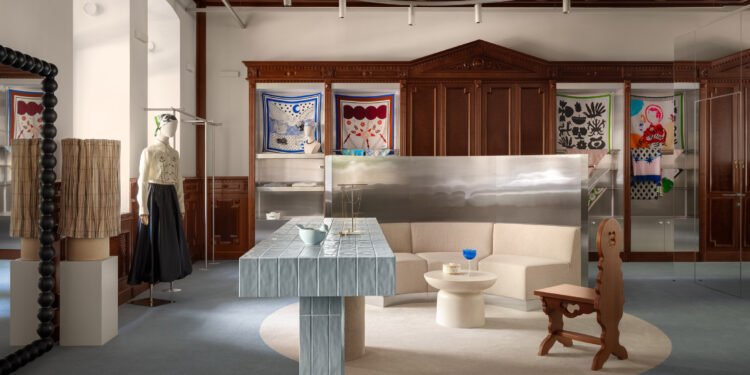 Anastasiia Tempynska transforma la embajada en una sala de exposición de Kyiv