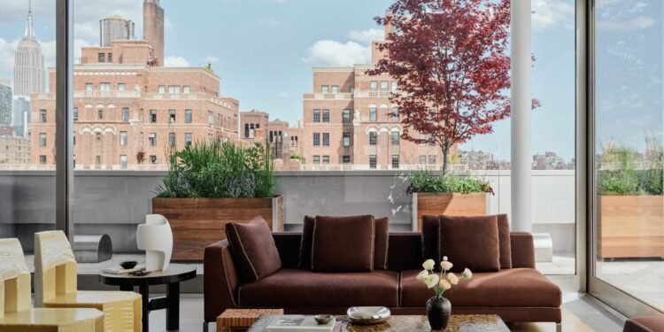 Builtin Studio maximiza las vistas de Manhattan desde High Line Duplex