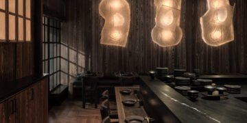 Kelly Wearstler diseña un restaurante con poca iluminación en el Austin Proper Hotel