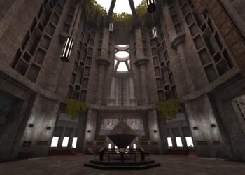 Quake Brutalist Jam permite a los jugadores diseñar sus propios mundos concretos