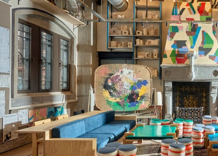 Lionel Jadot diseña el Jam Hotel Gante para evocar el taller de un artista