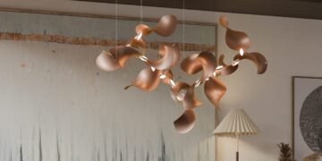 Moss añade nuevos acabados metalizados a su luminaria Dune