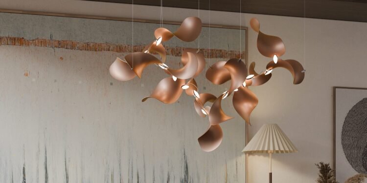 Moss añade nuevos acabados metalizados a su luminaria Dune